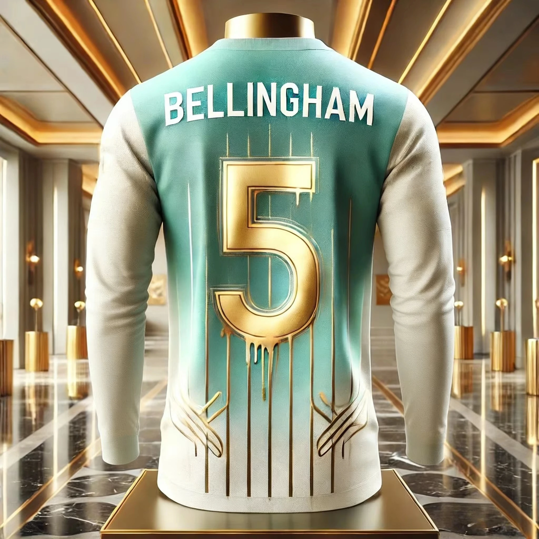 New Bellingham High-quality Commemorative Edition Sports Jersey Long-sleeved T-shirt Outdoor Breathable Quick Drying Kids Jersey