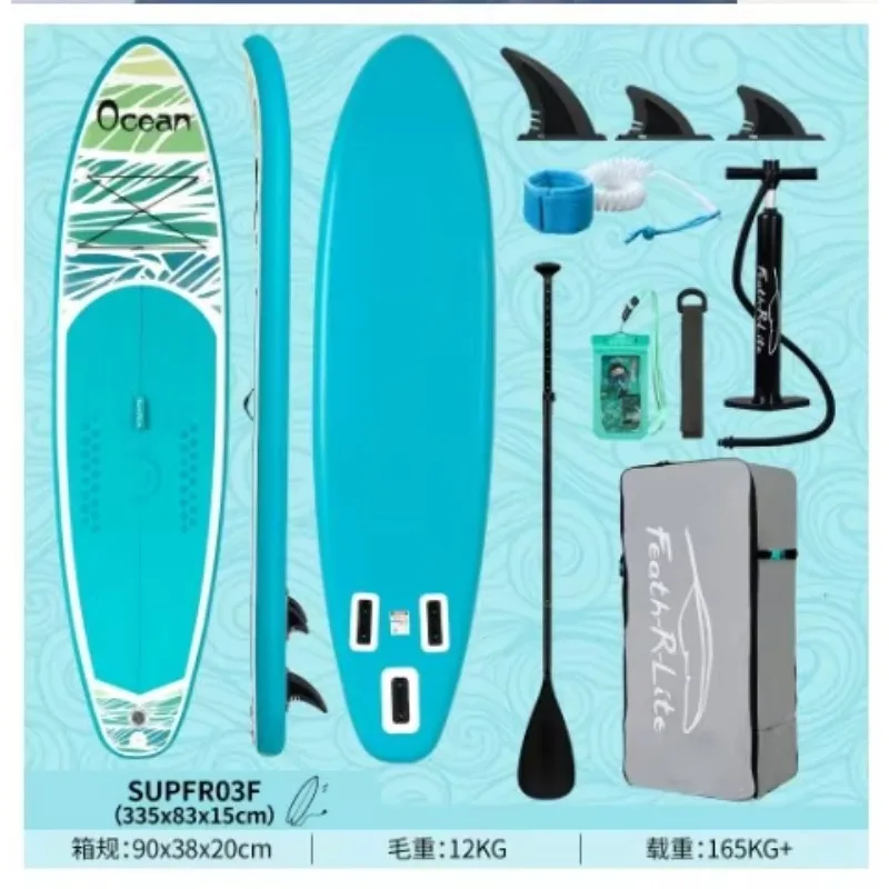 

High Quality OEM ODM Stand-Up Paddle Board Surf Inflatable SUP Board for Adults Popular Color for Ocean Waters