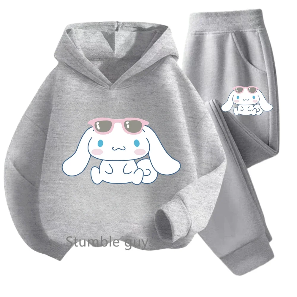 

Cinnamoroll Kids Hoodie Set Kawaii Girls Clothing Clothes Anime Boys Clothes Sweatshirt Warm And Comfy