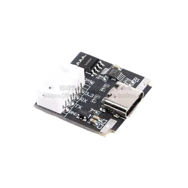 USB-C لوحدة UART التسلسلية معزولة USB إلى TTL تنزيل محول ، الصناعية الصف 3.3 فولت بالفرشاة