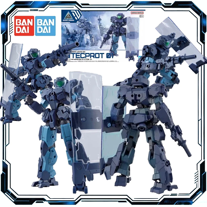 

Bandai Original 30MM 1/144 EEXM-23 TECPROT 01 Action Figure Toys for Boys Girls Kids Gift Collectible Model Ornaments