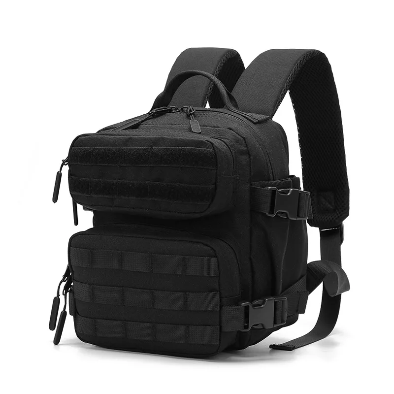 Mochila tática 9L multifuncional 3P mochila multi-bolso à prova de arranhões à prova d'água mochila de caminhada de ombro duplo