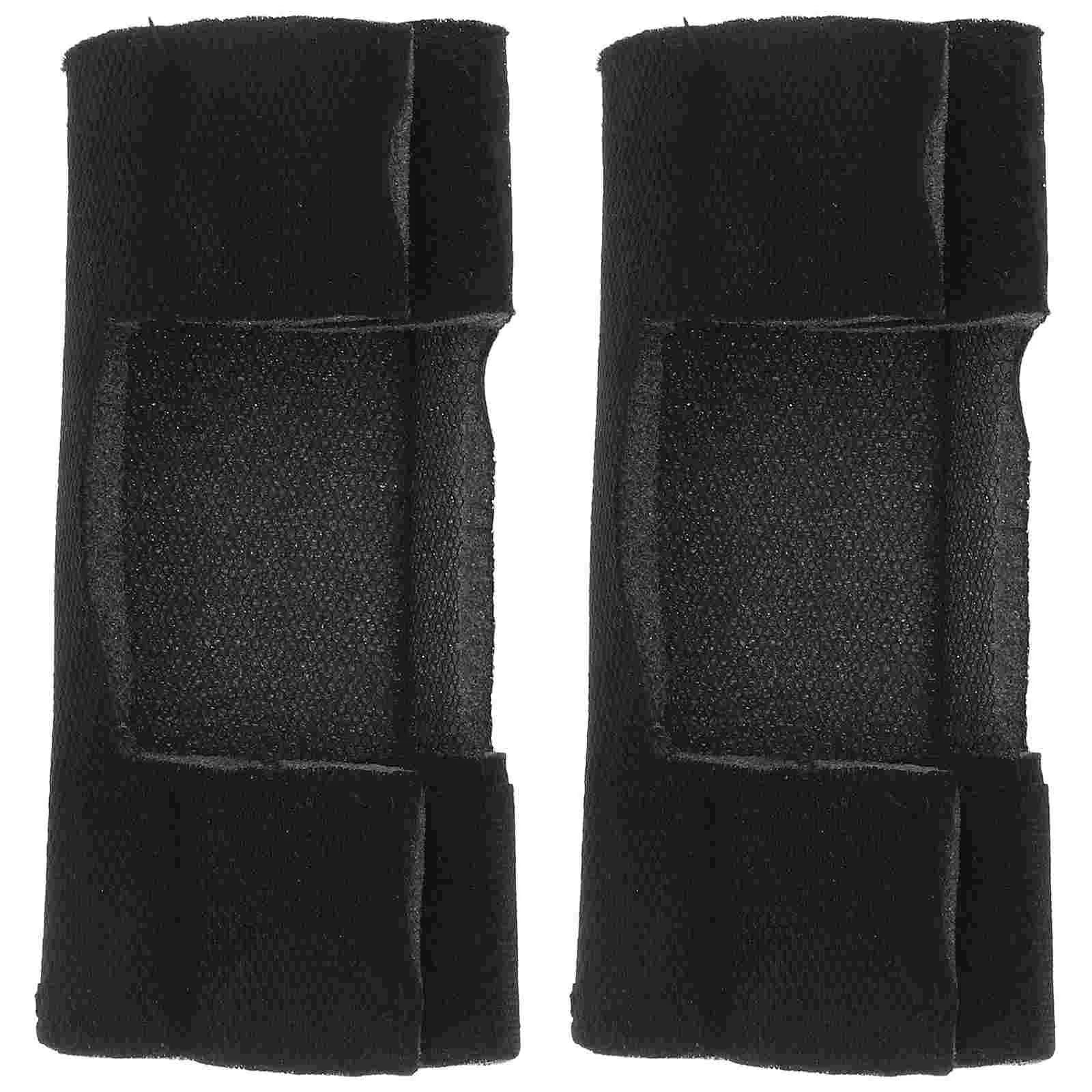 2 Pcs Lining Sweatband Adult Sweatbands Washable Antiperspirant Black Sponge Safety