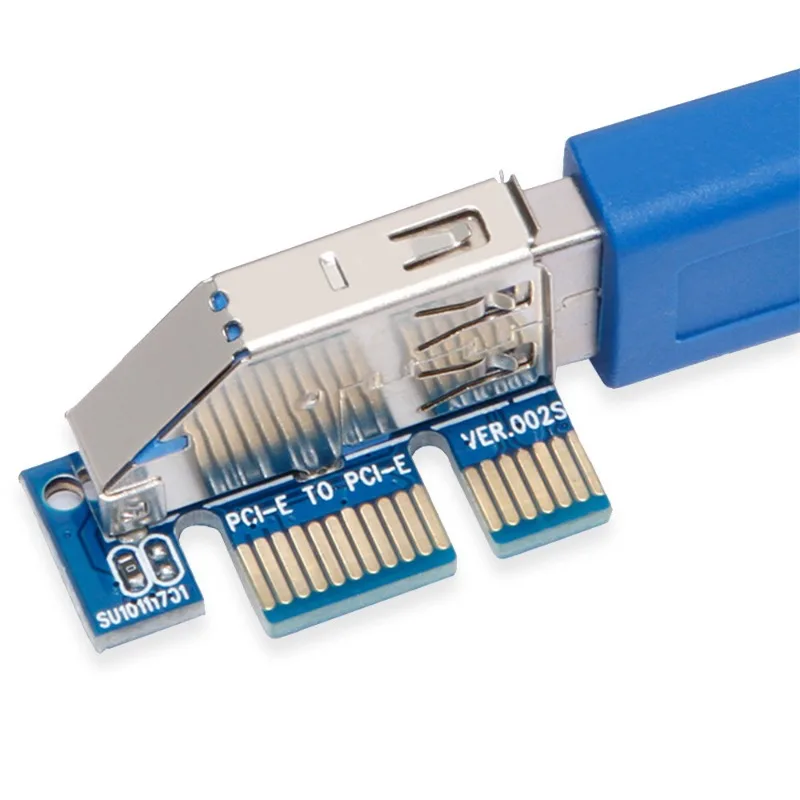 PCI-E 1X Extension Cable To PCIe Dual Port 4X Adapter Cable PCI-E Expansion Card Network Card Dual Interface Extension Cable