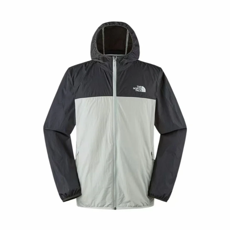 The North Face Urban Exploration Logo Print Color Block Hooded Outerwear Quick Dry UPF Sun Protection