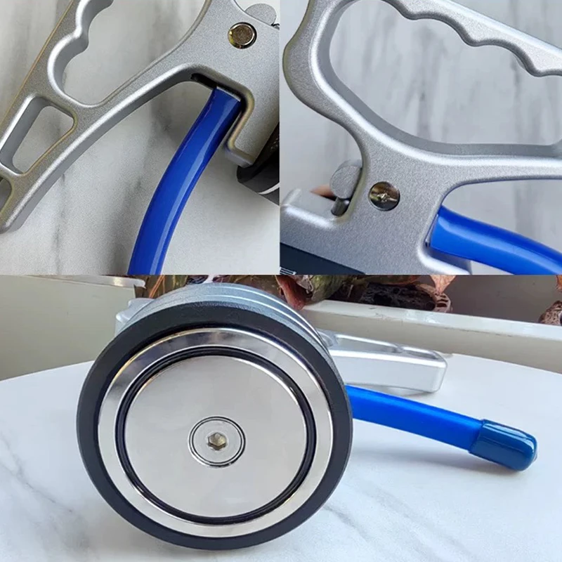 헤비 듀티 영구 자석 크레인 강력한 자석 흡입 컵 철 소재 픽업 레이저 절단 리프터 금형 처리 도구