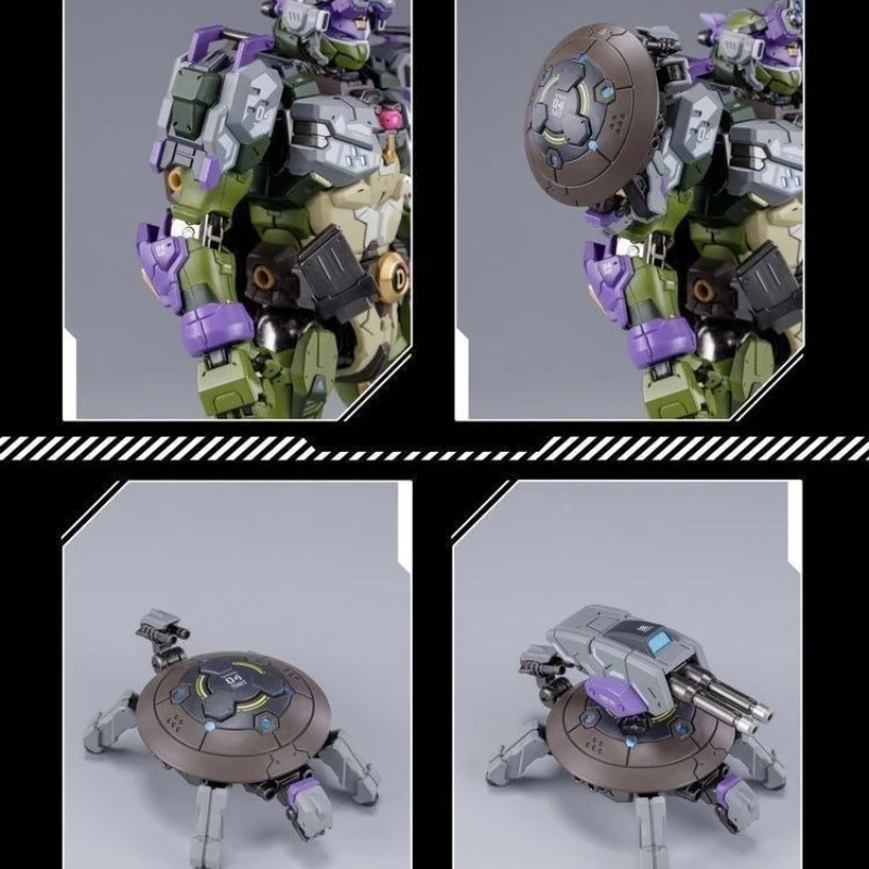 HEATBOYS Snap-Animation Donatello Teenage Mutant Ninja Turtles Legierung fertig Mecha bewegliche Modellspielzeugfigur