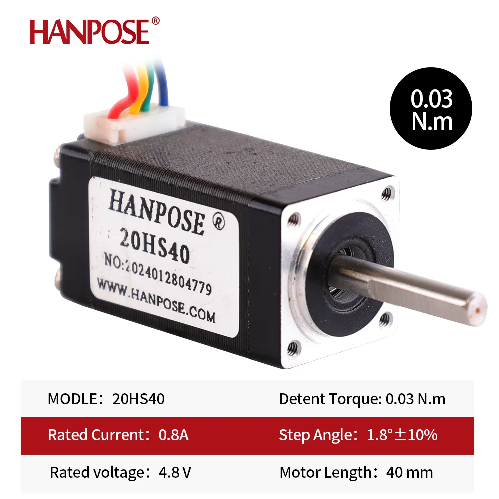3 pcs practical Nema8 mini Stepper Motor Nema 8 motor 20HS40 0.8A 30mN.m motor for for mini cnc 3D printer