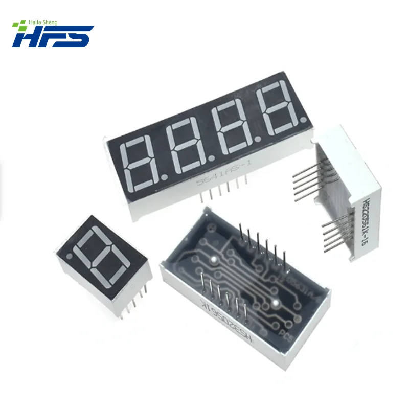 0.56inch LED display 7 Segment 1 Bit/2 Bit/3 Bit/4 Bit Digit Tube Red Common Cathode / Anode Digital 0.56 inch led 7segment