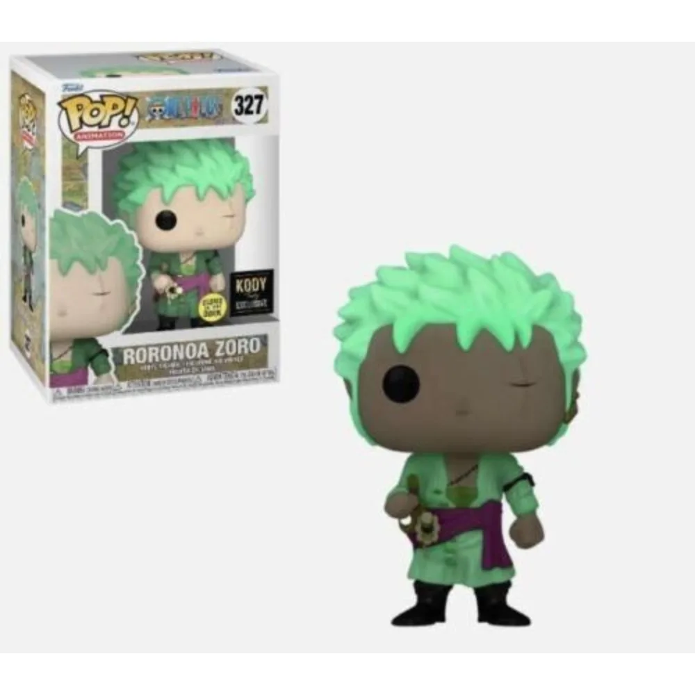 Funko Pop ONE PIECE figuras de juguete de acción Roronoa Zoro cazador pirata guapo Cool Anime periferia modelo ornamento niños niñas regalos