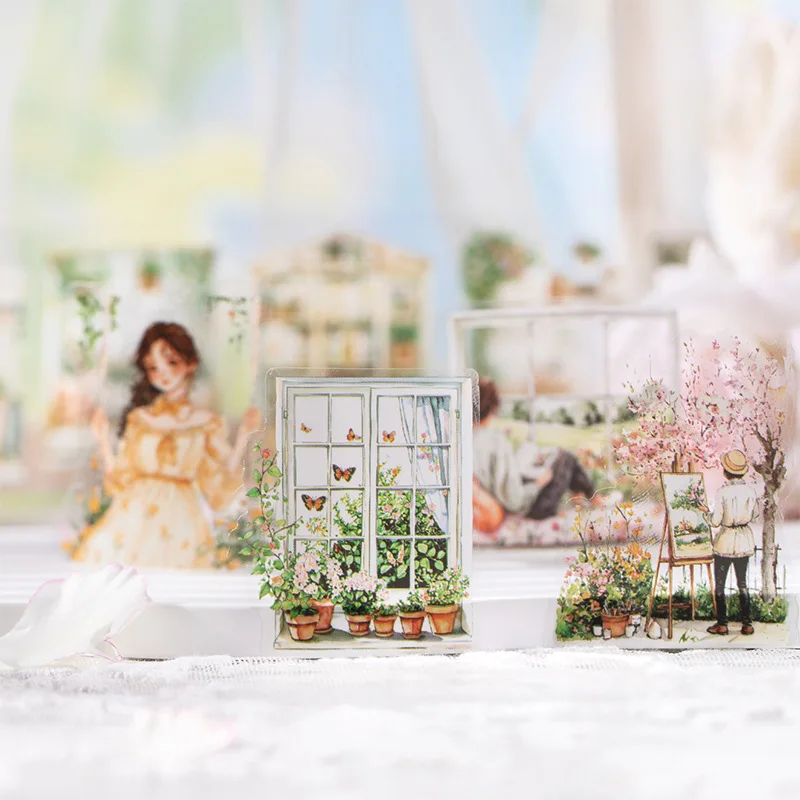 

1pcs/1lot Decorative Adhesive tapes springtime Scrapbooking DIY Paper Scrapbooking Stickers