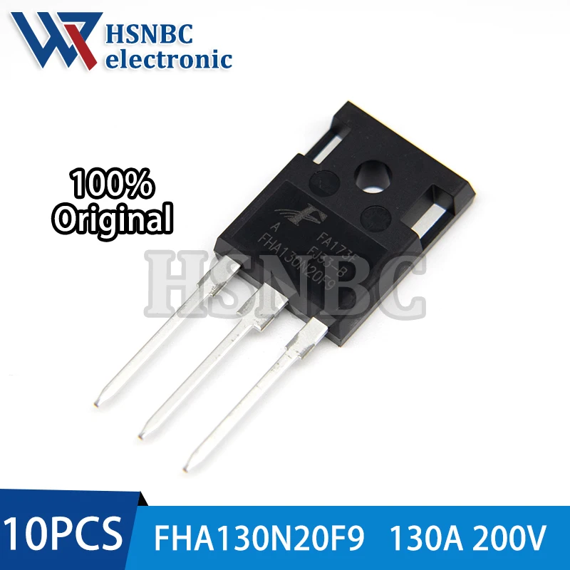 

10 шт./лот FHA130N20F9 130N20F9 FHA130N20F9A TO-247 130A 200 В MOSFET N-канальный силовой транзистор 100% новый оригинальный