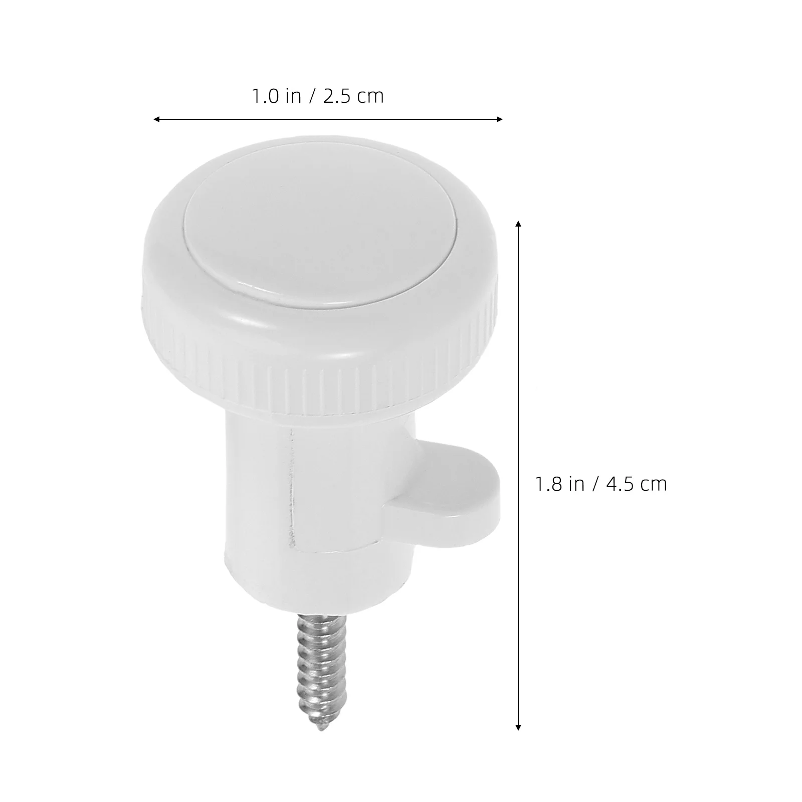 

Window Handle Durable Multi-Use Replacement Small Plastic Handle Part for Glass Balcony Sliding Windows Easy DIY Install Modern