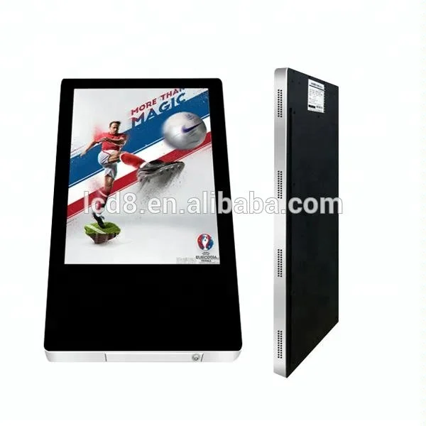 Super slim lift 18.5" 1366X768P elevator lcd monitor Lcd Display Screen elevator advertising screen