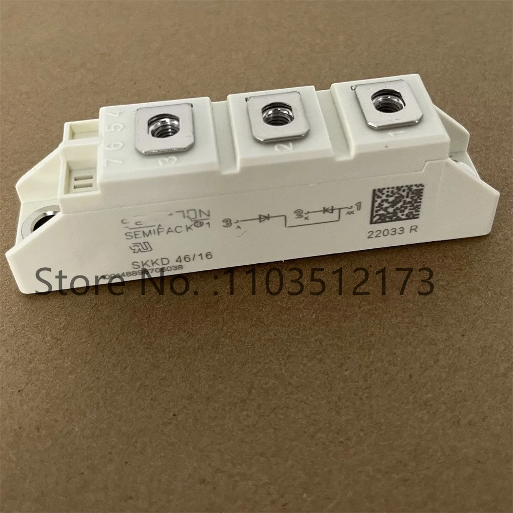 

1PCS SKKD46/16 SKKD46/12 SKKD46/08 SKKD46-16 SKKD46-12 SKKD46-08 Module New Quality Guarantee