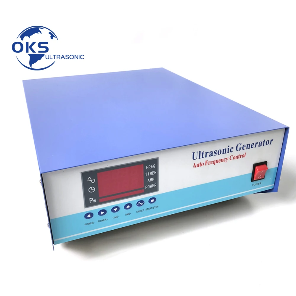 38/80khz Dual Frequency Power Supply 1200w For Auto Parts Ultrasonic Cleaning