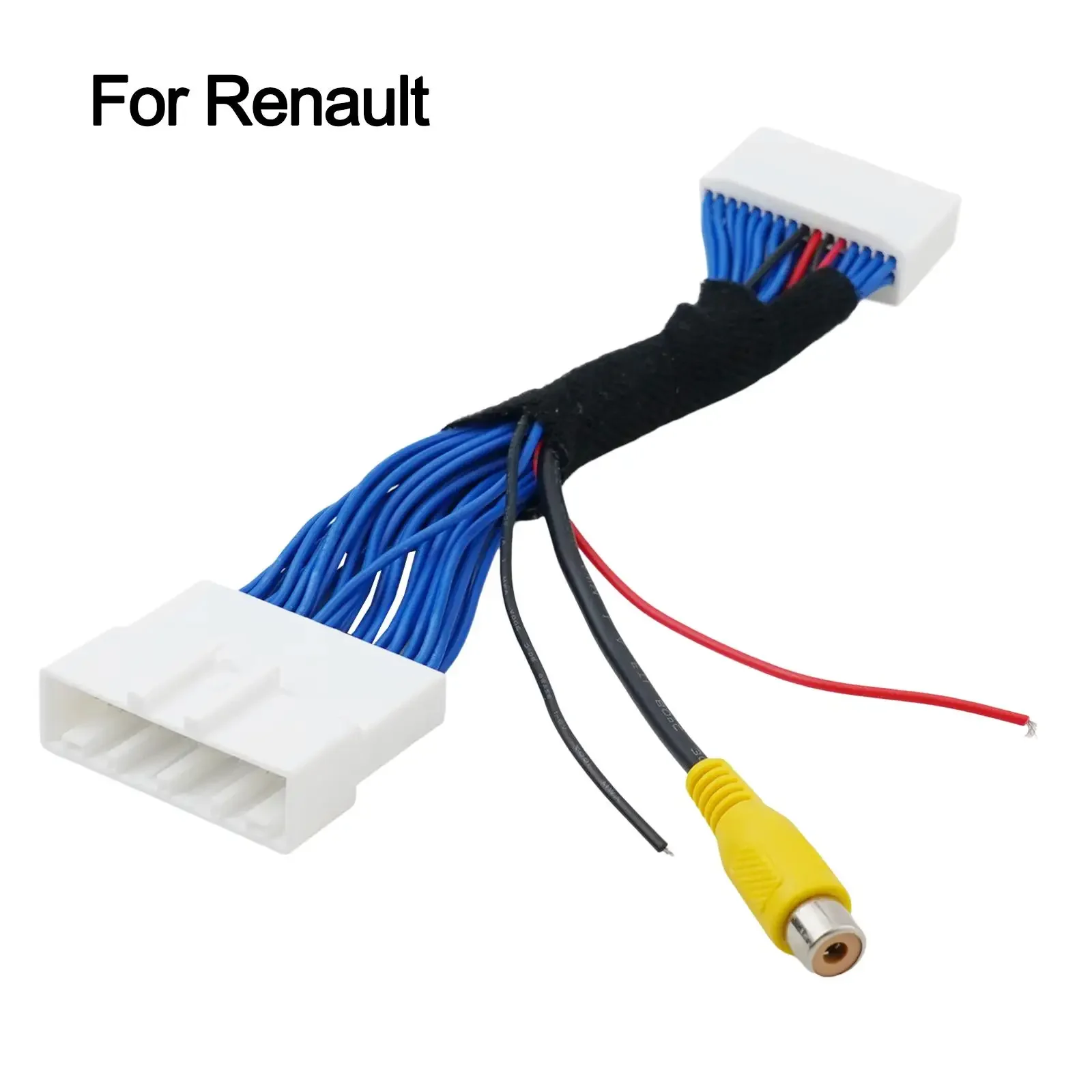 32 Pin Reversing Adapter 32 Pin Adapter Cable No Deformation Quick Installation Wear-resistant Color Black For Car Rear View