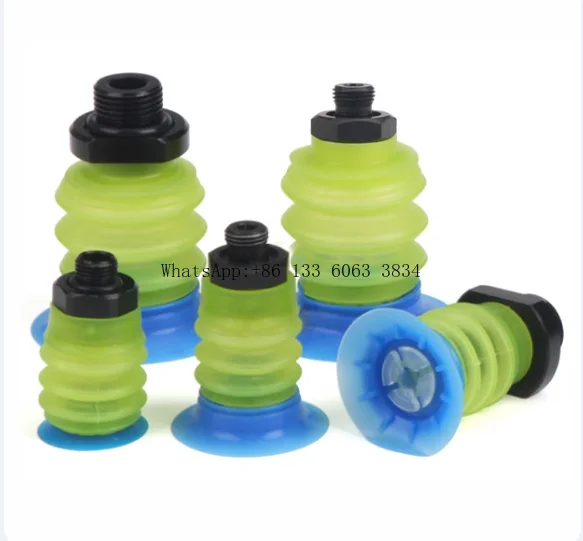 Pneumatic Vacuum Suction Cup Multi-layer Imported PU Soft Packaging Liquid Bag Opening Sucker Automation Manipulator Accessory