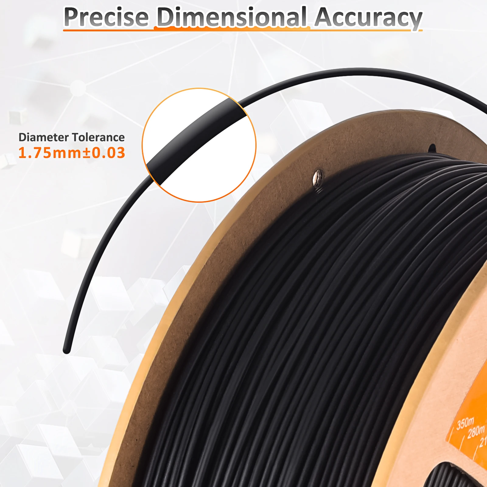 ERYONE Standard PP Filament for 3D Printer, 3D Printing Filament PP 900g/Spool Polypropylene Filament 5