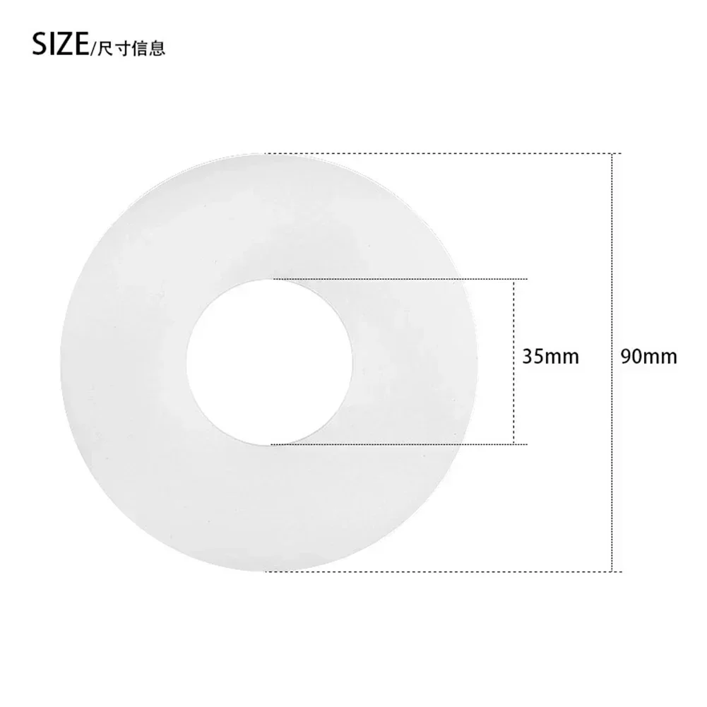 Drain Valve Water Stop Seal Replacement Silicon Flush Valve Seal Washer Cistern Inlet Fix 3inch Bathroom Toilet Accessories