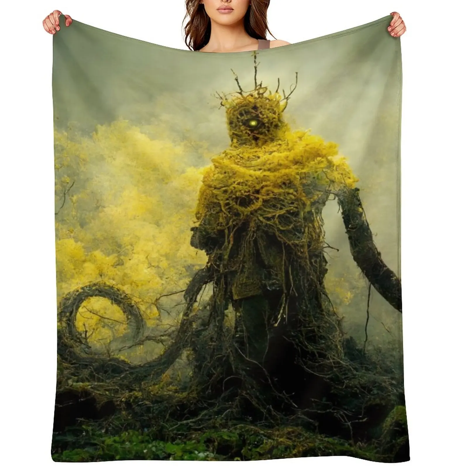 

King in Yellow Throw Blanket Cute Plaid Tourist decorative Decorative Sofa Blankets