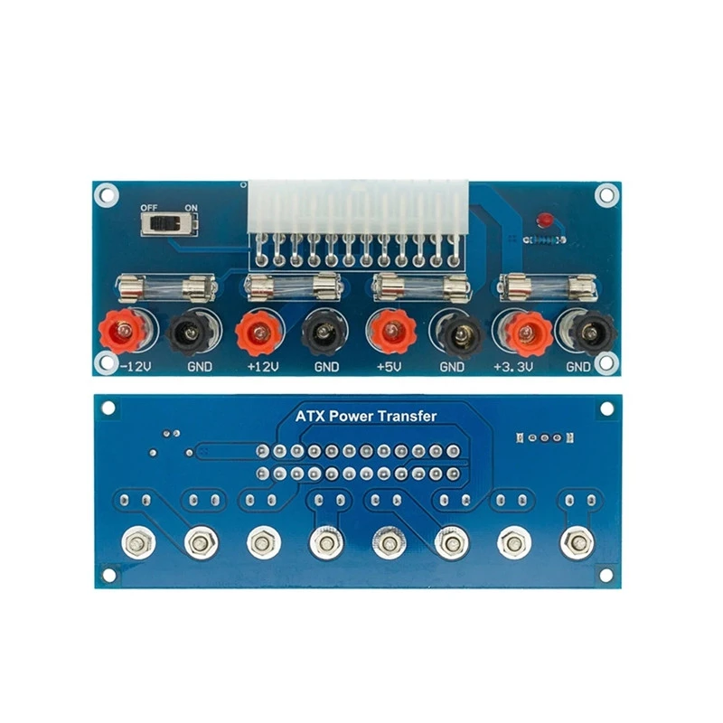 Imagem -02 - Desktop Chassis Power Supply Atx Adapter Board Módulo Chumbo Terminal de Saída Xh-m229