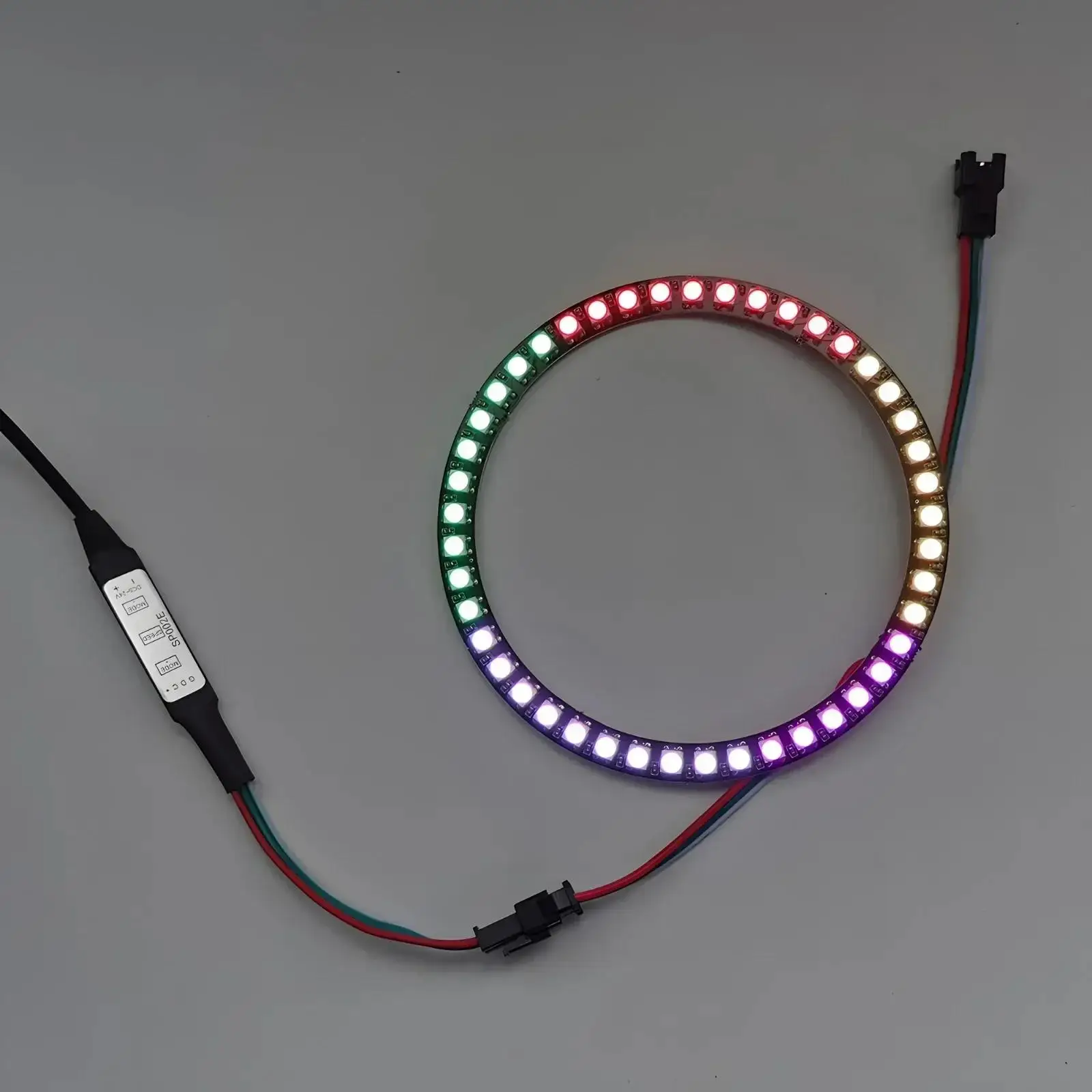 PLR WS2812B 5050 RGB LED Ring 7 / 8 12 16 24  Bits Lamp Light with Integrated Drivers WS2812 for Arduino Raspberry Pi