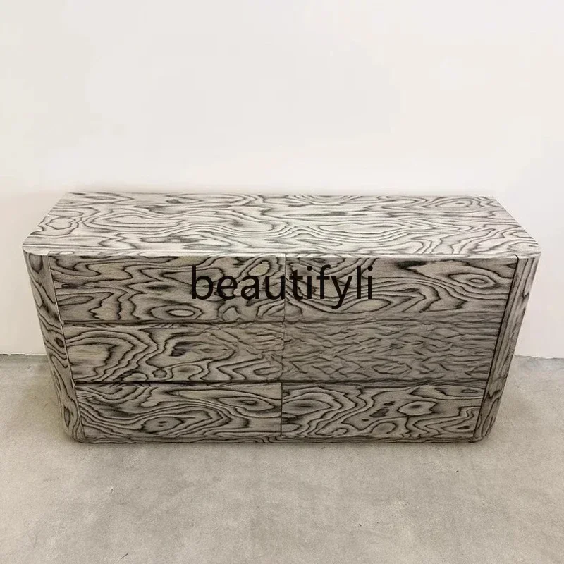 

ssModern light luxury creative wabi wind porch chest cabinet living room bedroom drawer storage decorative cabinet ss26