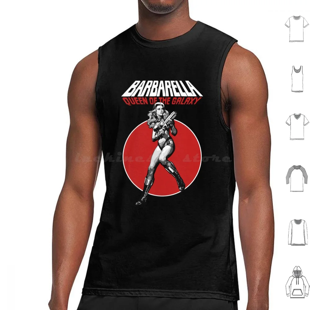 Barbarella-Queen Of The Galaxy Tank Tops Vest Sleeveless Jane Fonda Film Movie Science Fiction Cinema Cult Classic Roger