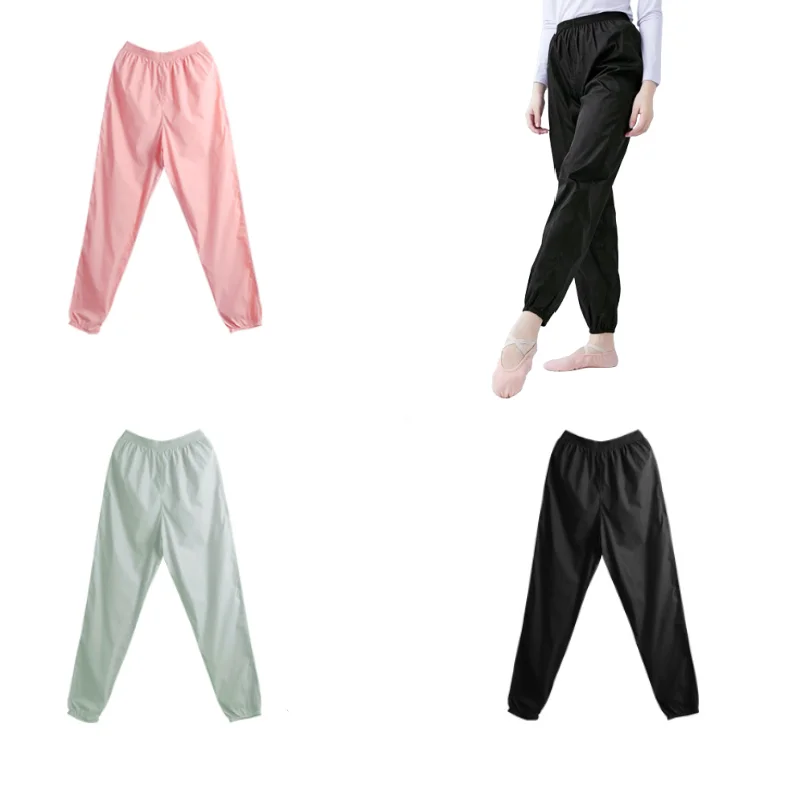 Pantalon d'échauffement de ballet pour adultes, pré-chauffage évac80-la transpiration, pantalon de danse Linge d'entraînement, pantalon saillant, pantalon d'entraînement