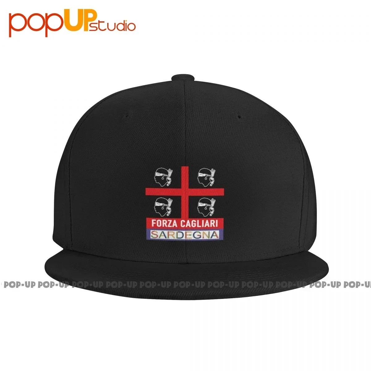 Design Ultras Cagliari Sardegna Quattro Mori Snapback Cap Novelty Adjustable Baseball Caps