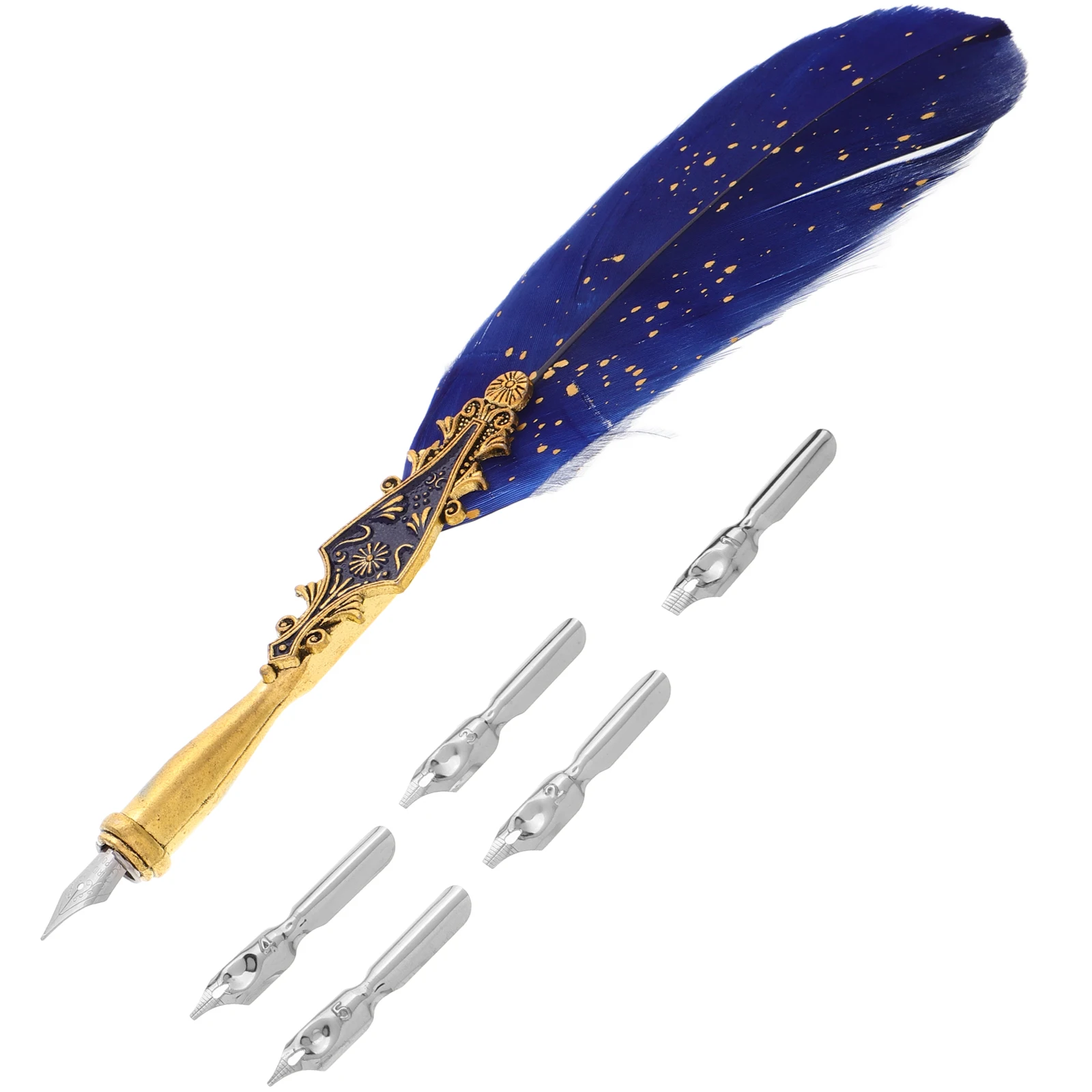 

Retro Quill Pen Pens Calligraphy Decorated Pens Elegant Desk Stability Maintenance Versatile Use Writing