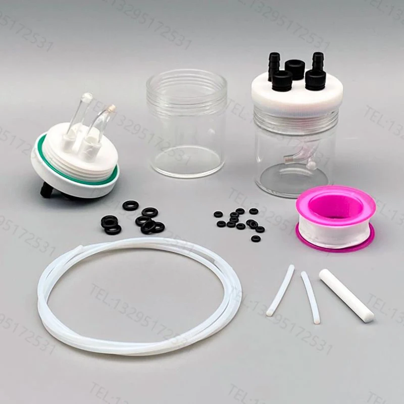 10-500mL Electrolytic Cell Laboratory Electrochemical Eectrolytic Cell Glass Quartz Beaker With Cover
