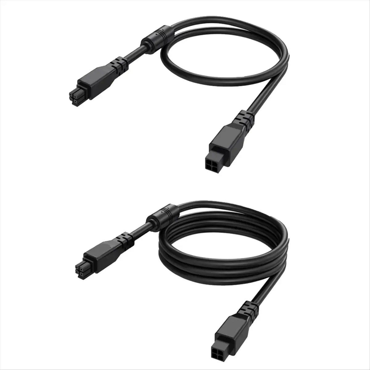 ABIU AMS Panda Cable 4 Pins Kit Male to Male Panda AMS Cable with Magnetic Ring for Bambu Lab P1P P1S X1C H2D A1 A1 Mini
