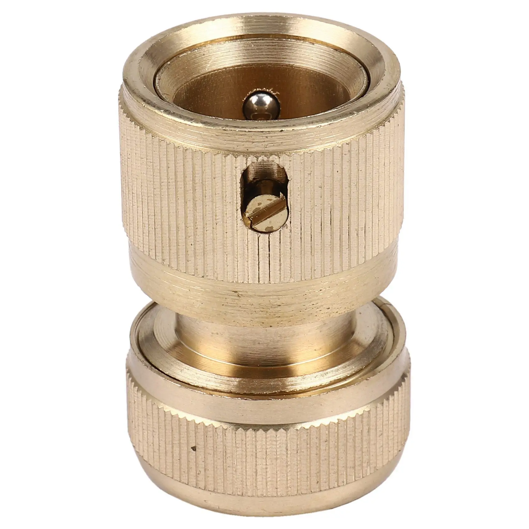 

HRBAJ-8 Pc Brass Hose Connector Hose End Quick Connect Fitting 1/2 Inch Hose Pipe Quick Connector For Gardening Home