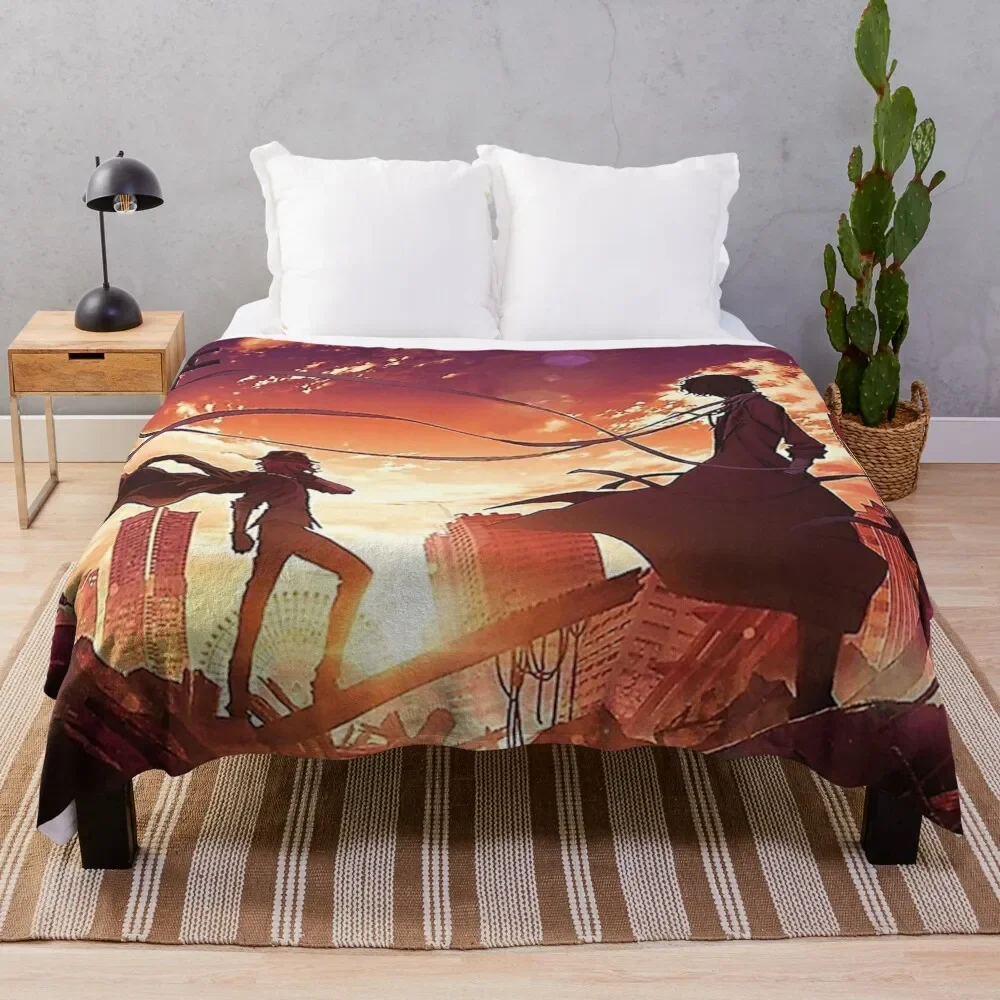 

SOUKOKU Poster Throw Blanket Compact Warm Blanket for Car Road Trip