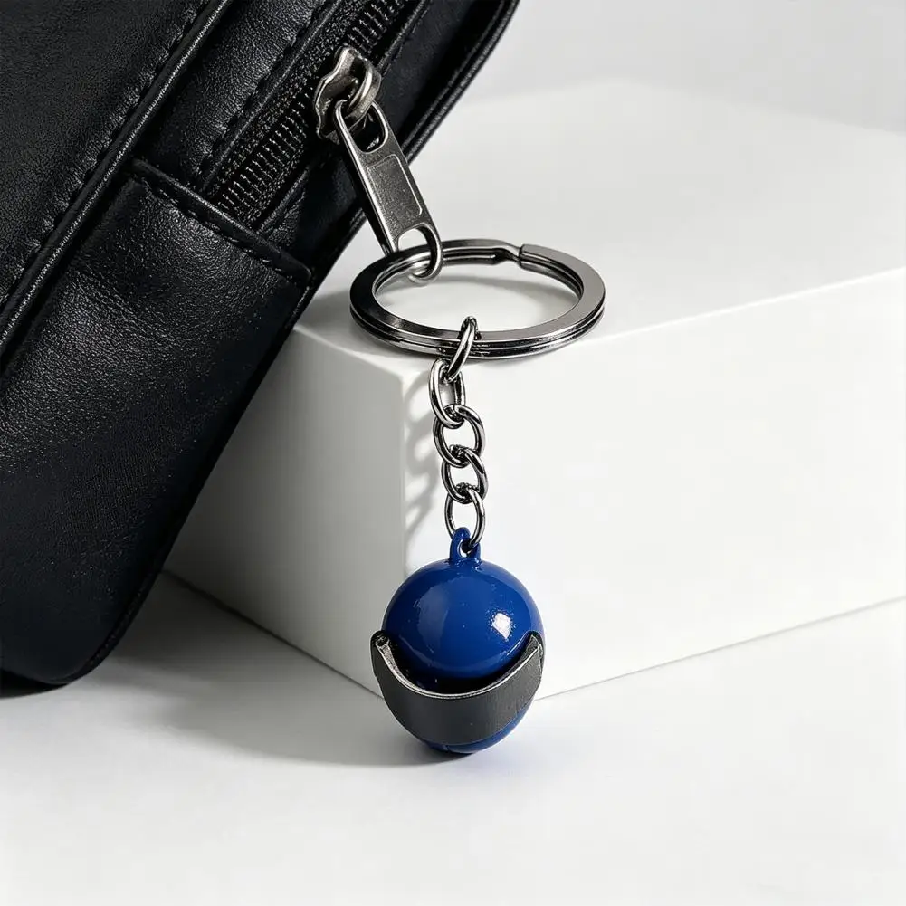 Mini Helmet Key Chain Mini Motorcycle Helmet Keychain Pendant Helmet-shaped Key Holder Accessory Stylish Bag Charm for Car Bike