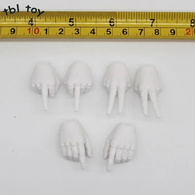 1/6 Scale Male Soldier White Three Types Hand Model for 12'' Action Figures Body PH TBL Accessory Toys