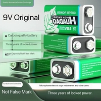10PCS Disposable 9 Volt Battery 9V Alkaline Battery Multimeter Alarm Microphone 6F22 Carbon Dry Batteries 1100mah for KTV ToyNew