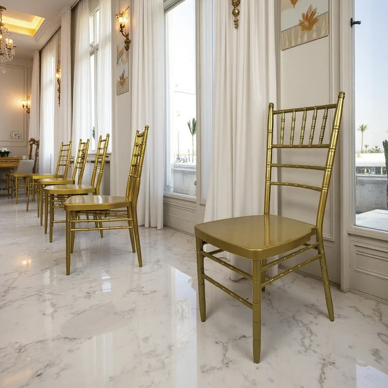 

Bamboo Chair Wedding Chair Hotel Furniture Restaurant Metal Chair Factory