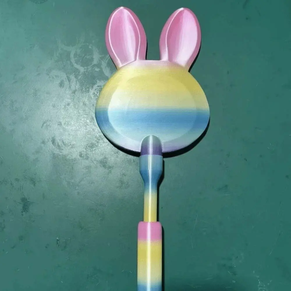 

Креативный 3D-печатный держатель для карт в виде волшебной палочки, съемный, радужный, в виде кролика, забавный, портативный, для оплаты по касанию, фиксированный держатель для кредитных карт