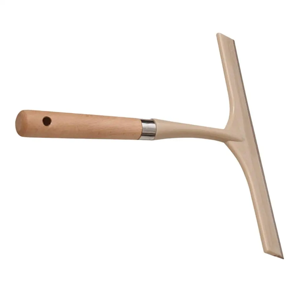 

Window Glass Squeegee Water Wiper Pp Stainless Steel Birch Wood H le Non Slip Durable Bathroom Car Tile Surface