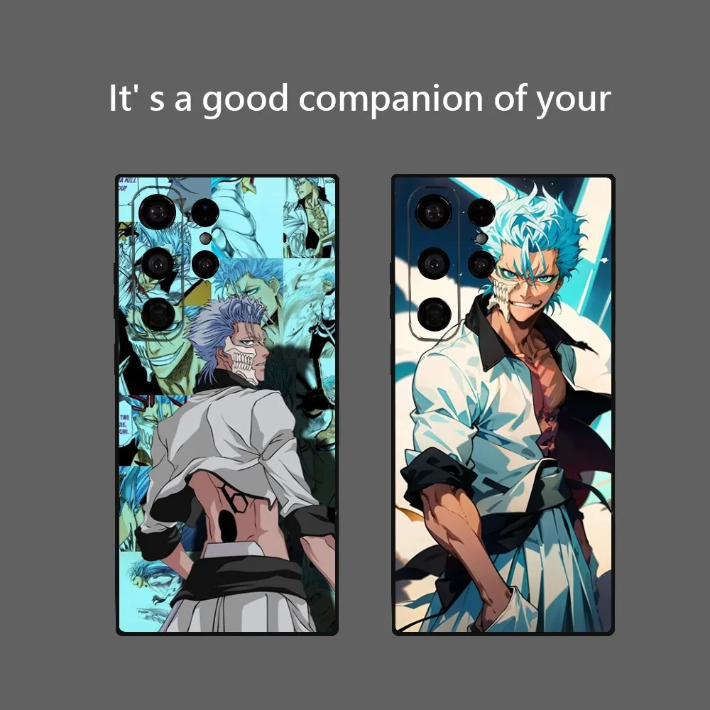 Anime G-Grimmjow J-Jaegerjaquez Phone Case for Samsung Galaxy S24 Ultra S22 S23 Ultra S21 S20 5G Protective Soft Silicone TPU Fu