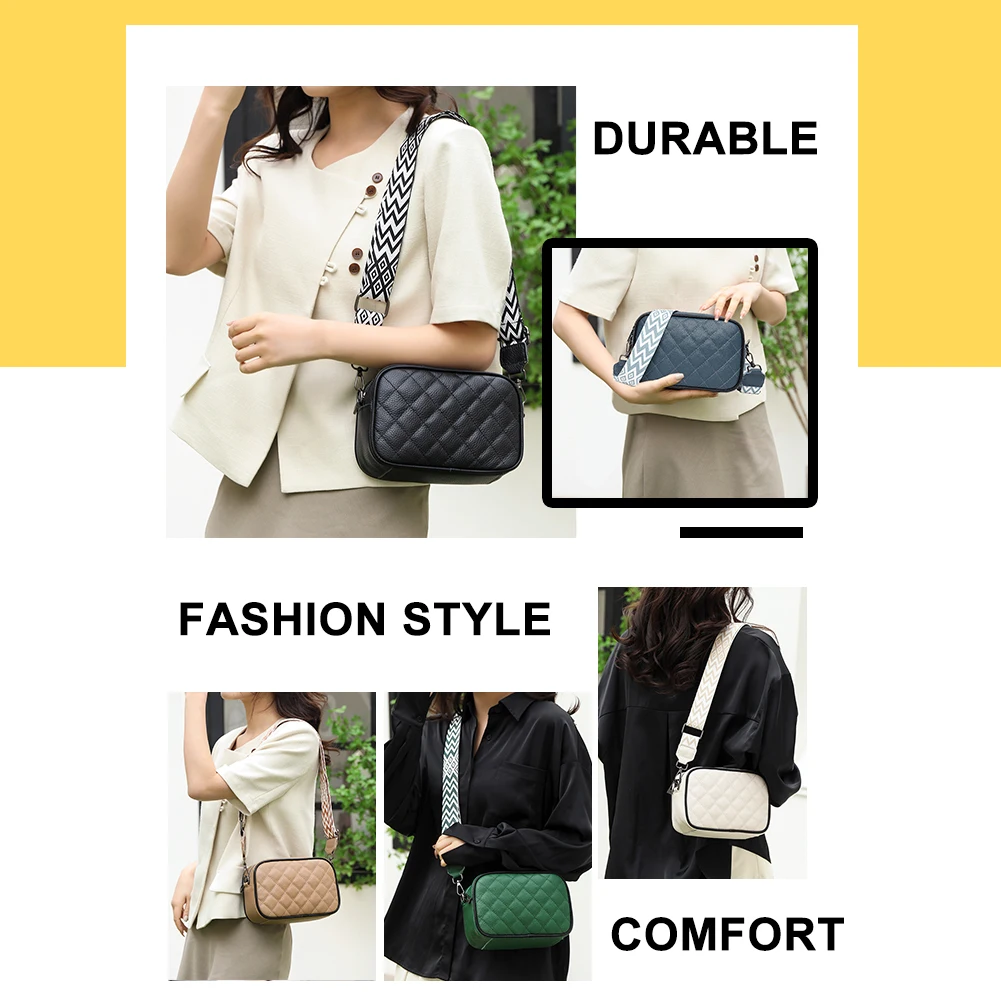 

Women Crossbody Bag Genuine Leather Vintage Shoulder Bag Casual Female Satchel