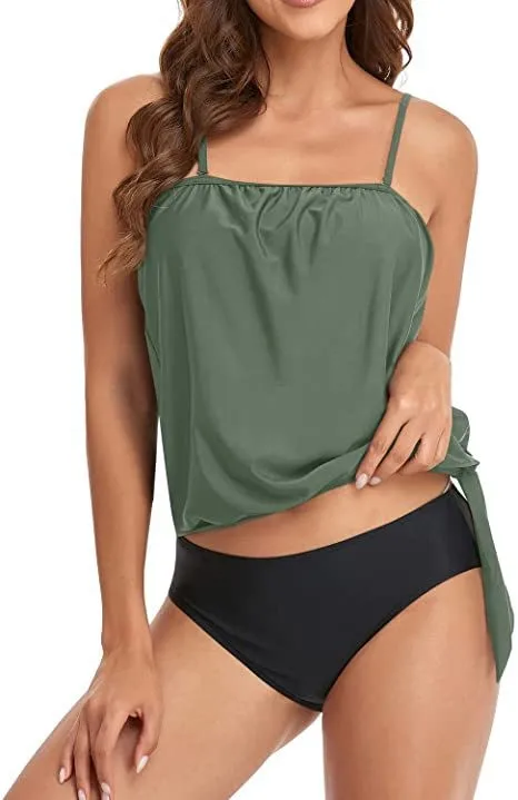 

Woman Bikini Crop Top High Waisted Bottom Bikinis Swimwear Floral Print Two Piece Swimsuit Women's Two-piece Swim Bikini