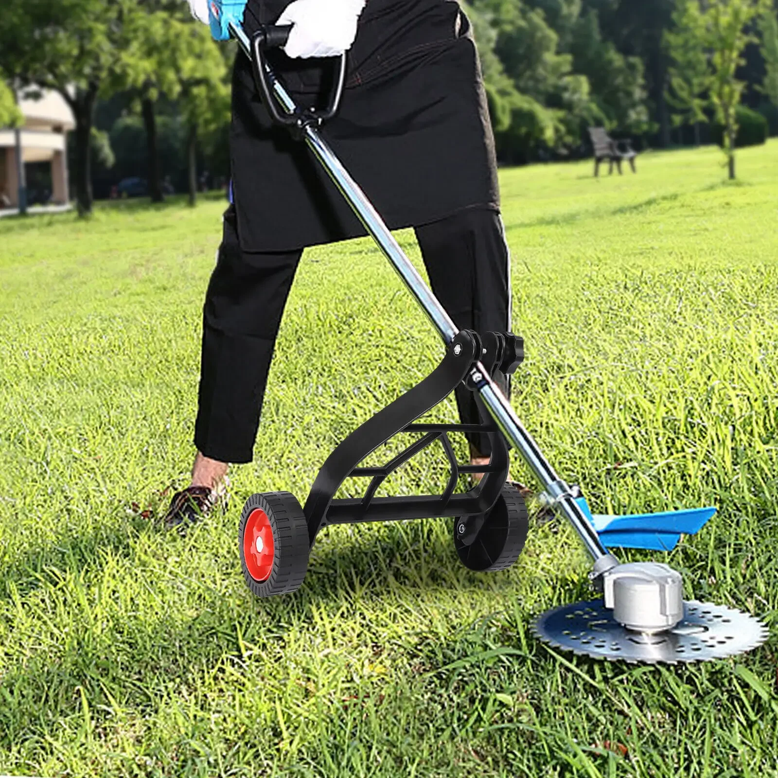 

Support Wheels for Grass Trimmer – Increase Mobility and Ease of Use