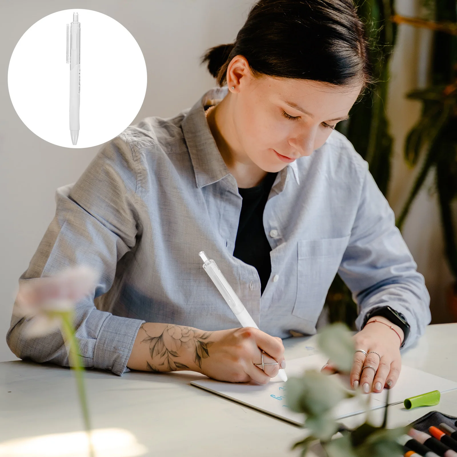 

5Pcs Gel Ink Pens Quick Dry Office Signature Writing Student School Supplies Prize Gifts School Writing Tools Prize Gifts