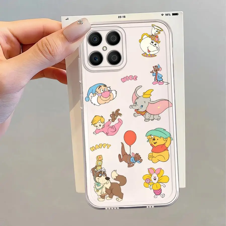 حافظة لهاتف Honor X8 X7b 90 Lite X9b X9a X8a X8b من Disney Animals