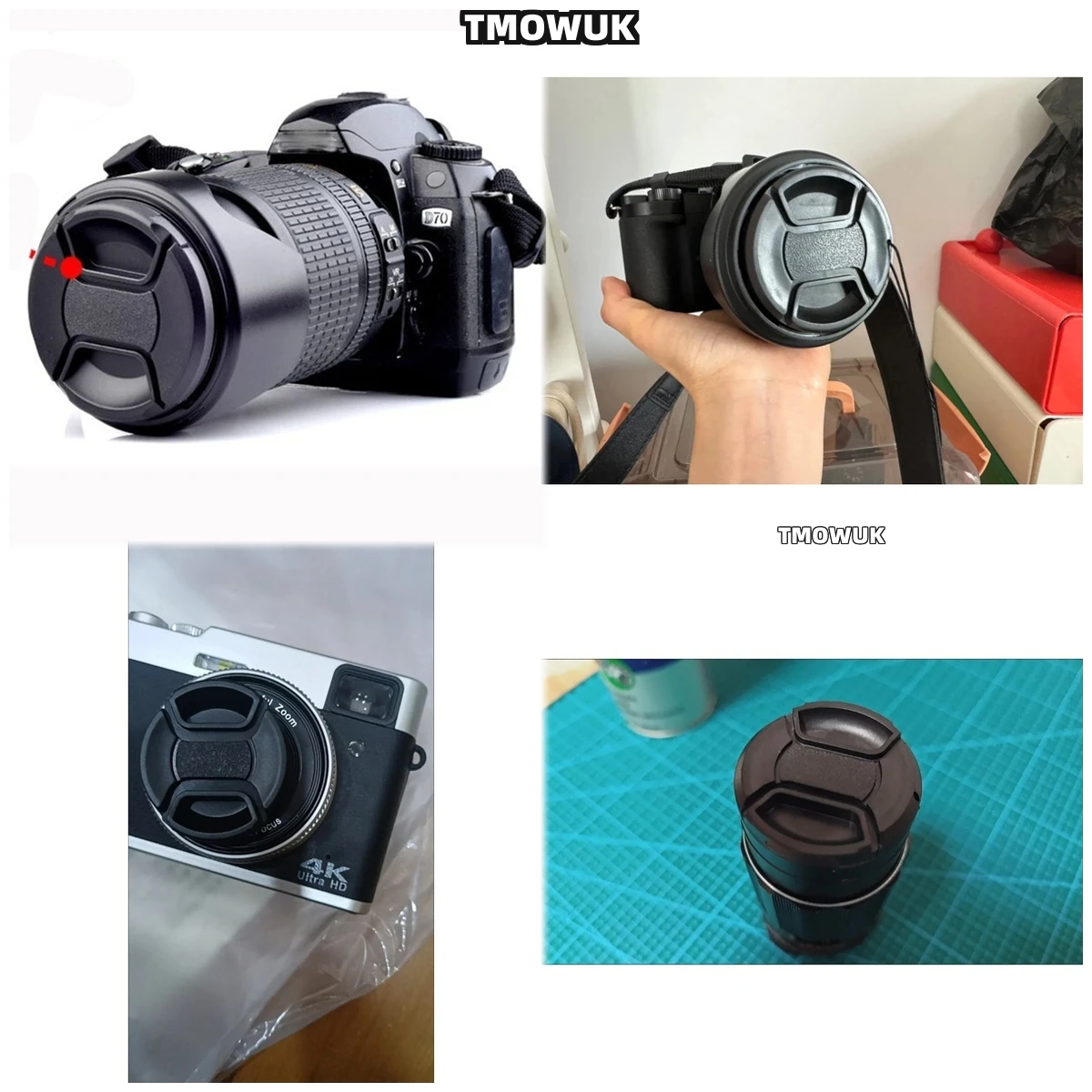 

For SONY FX3 A7 A7S A7R A290 A230 A55 A33 Camera Lens Cap Protective Cover Center Pinch Snap-on 49mm 52 55 58 62 67 72 77 82mm