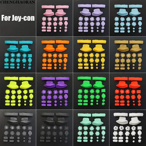 NS 스위치 JoyCon 컨트롤러 SR SL L R ZR ZL 트리거 버튼 수리 액세서리 용 풀 세트 ABXY 방향 키